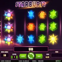 CrownPlay - Starburst Slot Game