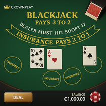 CrownPlay - Blackjack Table Game